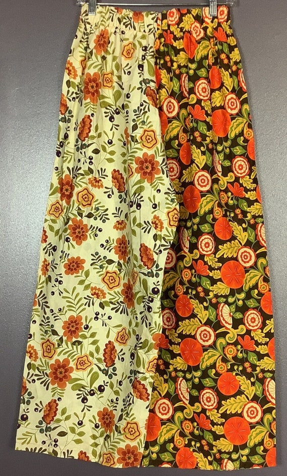 Vintage 1980s Floral Pattern Ladies Pants - image 1