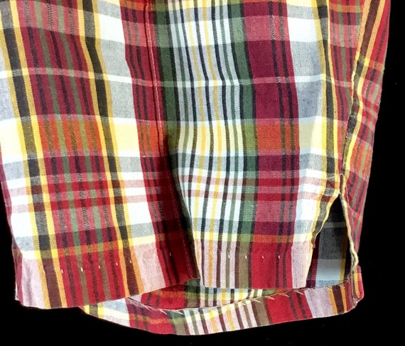 Vintage 1950s Ladies Plaid Petal Pushers - Gem