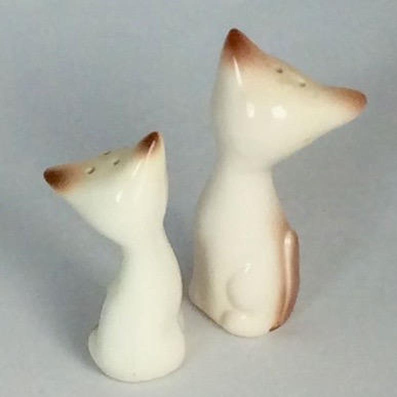 Vintage 1950s Cat and Kitty Salt and Pepper Shakers - Etsy