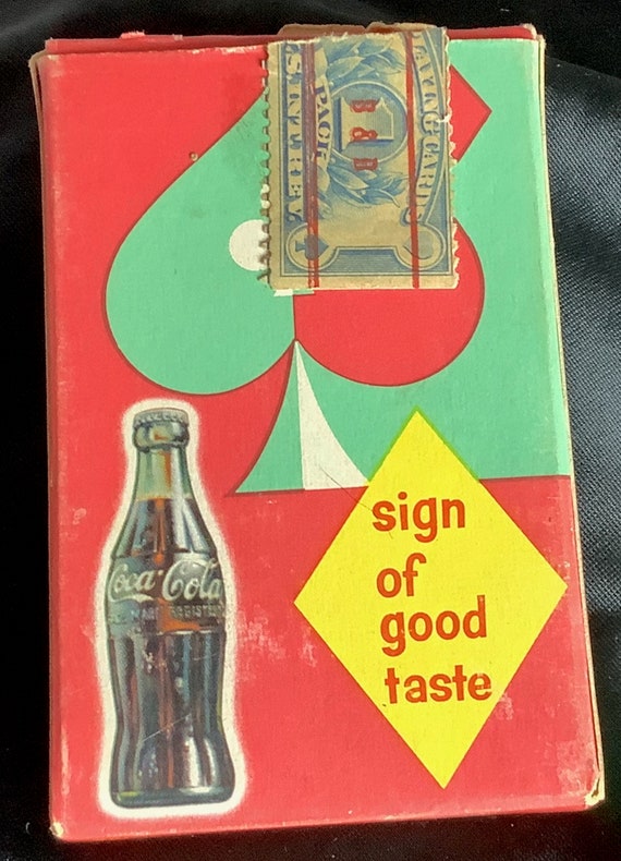 Vintage 1959 Coca-cola Playing Cards - Etsy