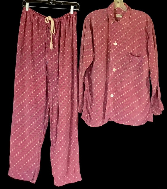 Vintage 1940s Men’s Textron Pajama Set