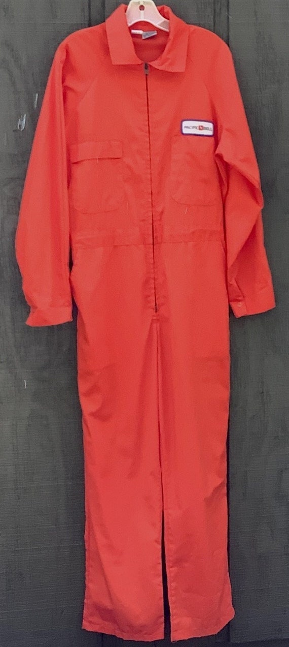 Vintage 1970s Pacific Bell Jumpsuit-Coveralls