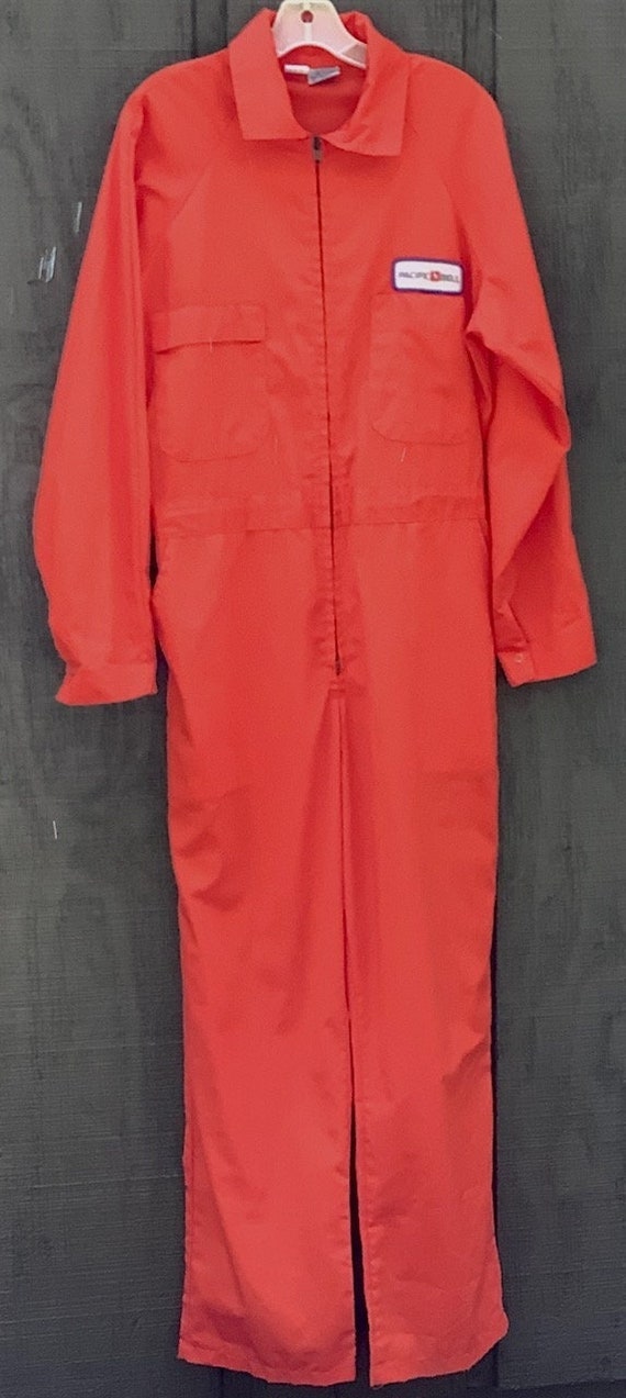 Vintage 1970s Pacific Bell JumpsuitCoveralls Gem