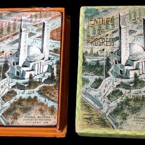 Vintage 1933 Worlds Fair Playing Cards made by Arrco Playing Card Company