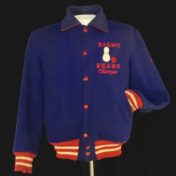Vintage 1950s Reversible Bowling Jacket - image 1