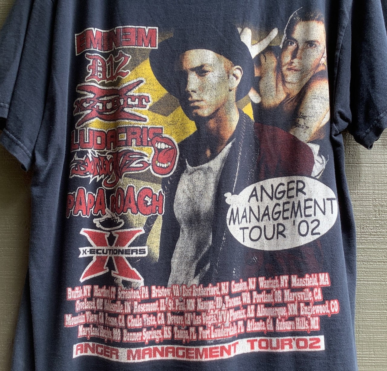 Vintage 2002 Eminem Anger Management Tour T Shirt - Etsy Vintage 2002 Eminem Anger Management Tour T Shirt - Etsy