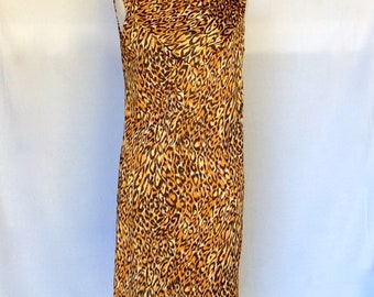 Vintage 1960s Tiger Print Dress