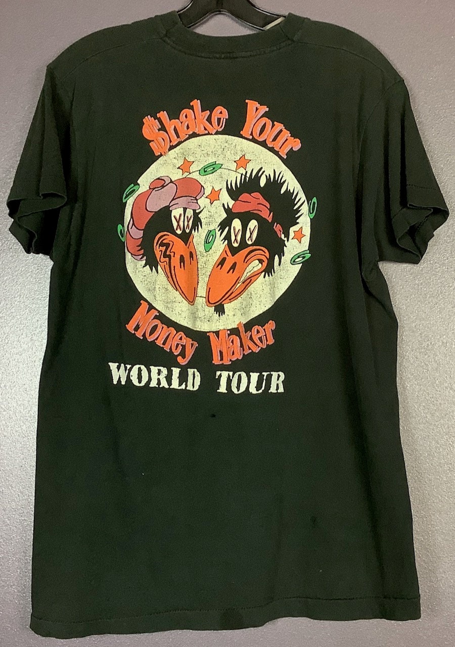 雪の豪奢 Black 1990 Vintage Crowes 日本 Etsy - Shirt T 洋楽