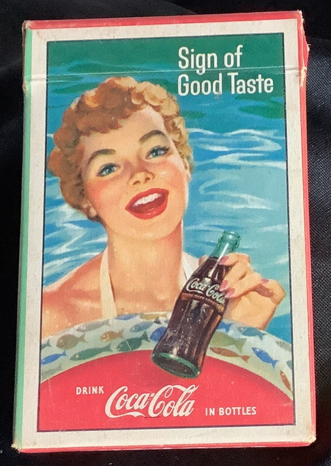 Vintage 1959 Coca-cola Playing Cards - Etsy