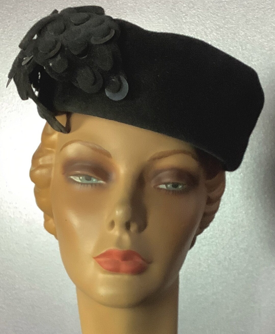 Vintage 1950s Gimbels Ladies Hat With Trim - Etsy