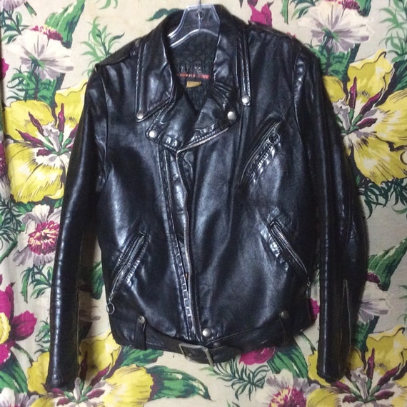 brooks leather jacket vintage