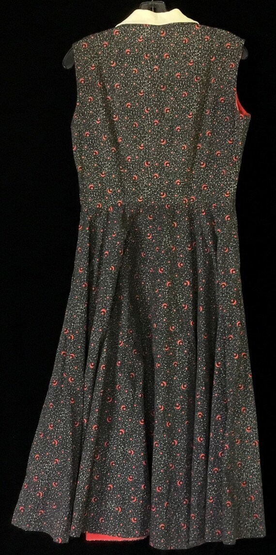 Vintage 1950s Jerell Jr. New York- Cotton Dress w… - image 4