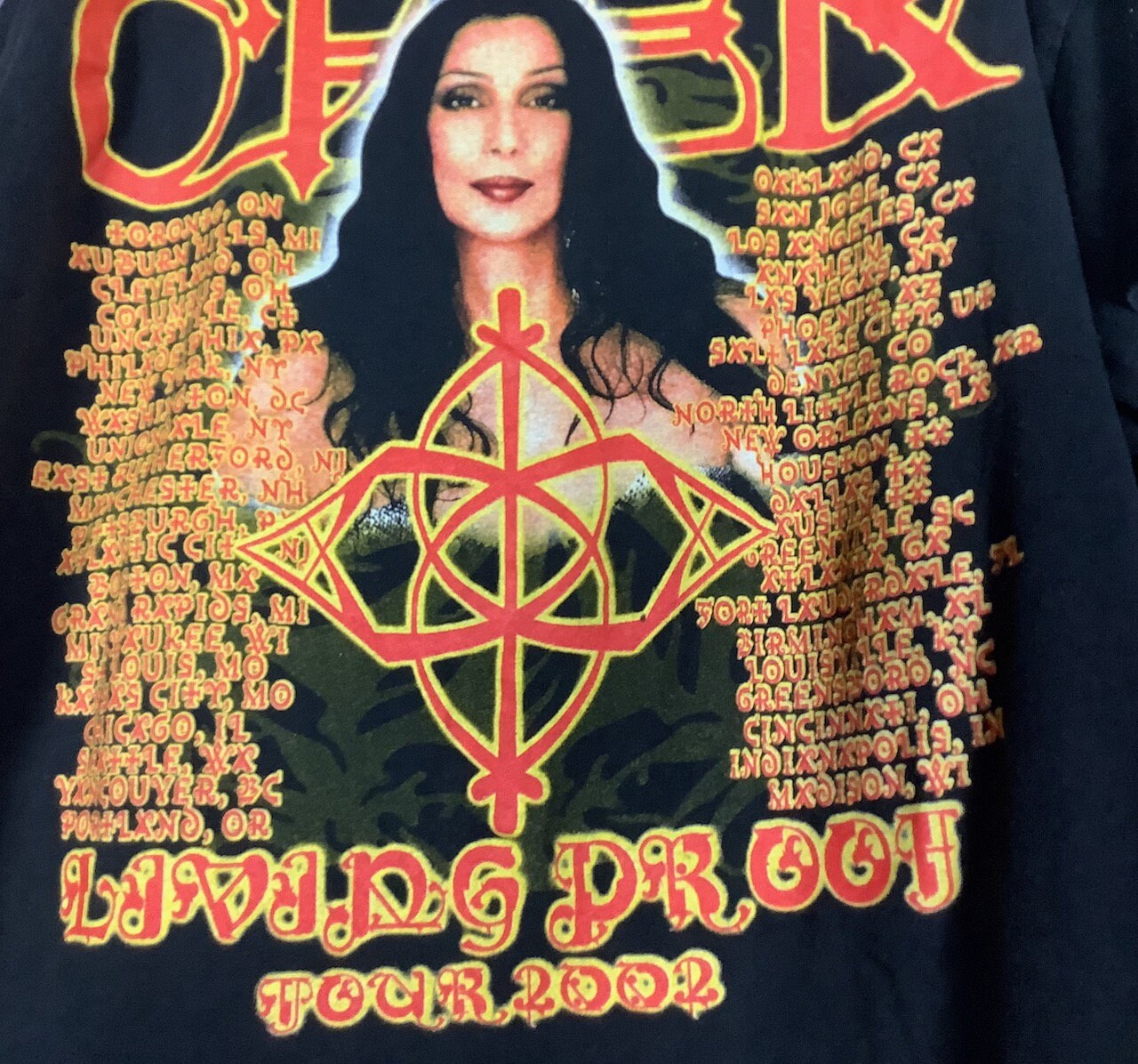 Vintage 2002 Cher Tour T-shirt - Etsy