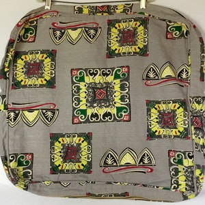 Vintage 1950s BarkCloth Pillow/Cushion Cover