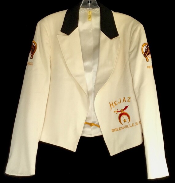 Vintage 1950s Greenville SC Shriners Formal Jacket