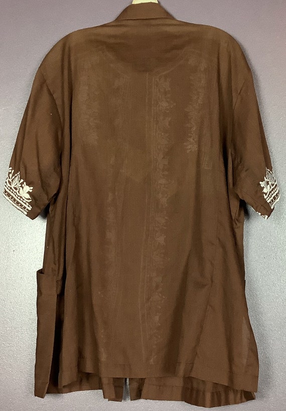 Vintage 1960s Tesoro's Brand Ethnic Shirt View 3