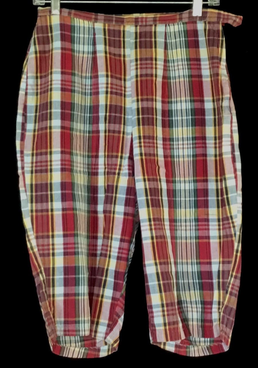 Vintage 1950s Plaid Petal Pushers 