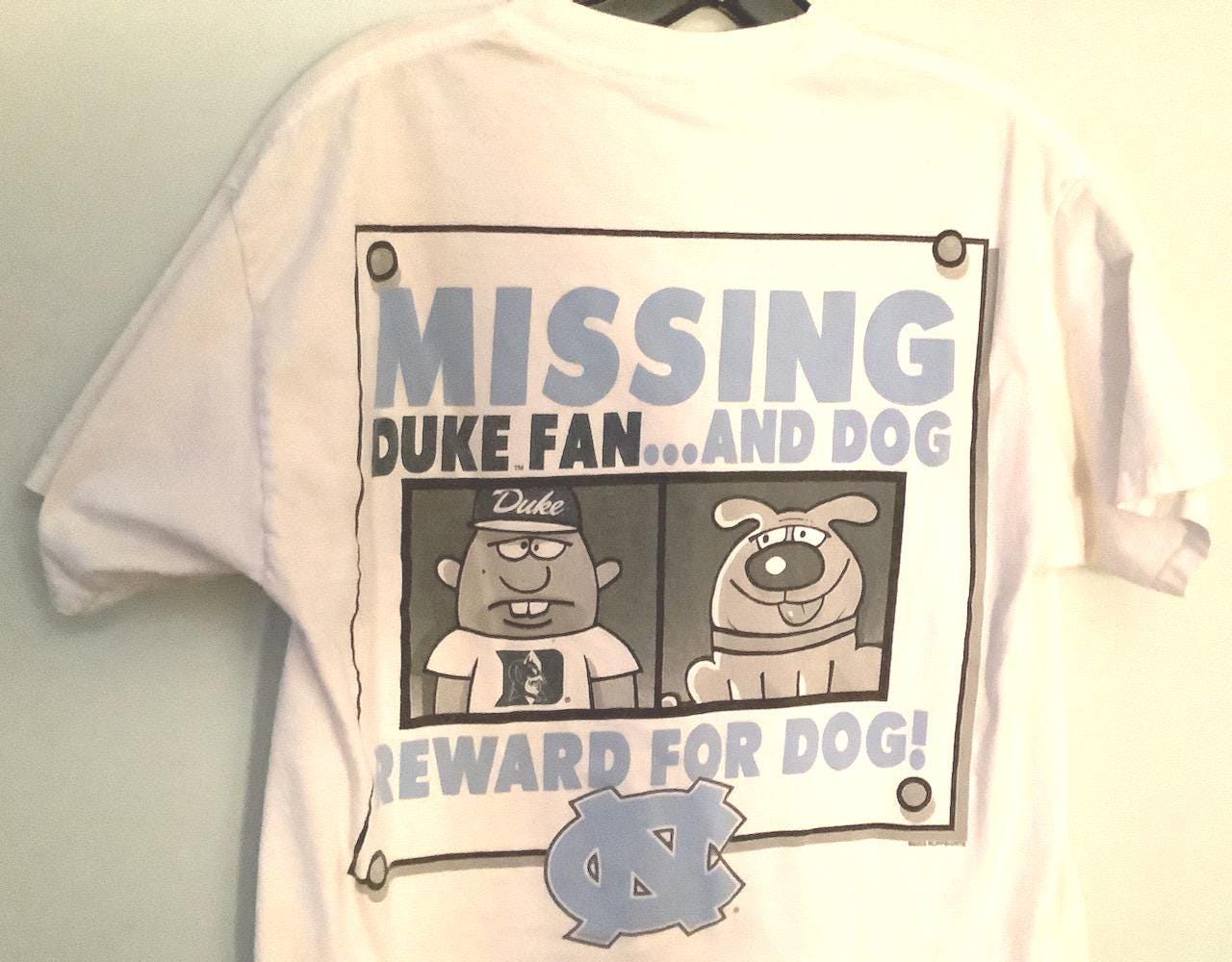 Vintage 2003 UNC Tar Heels Fan-duke Blue Devils Basketball Rivalry 