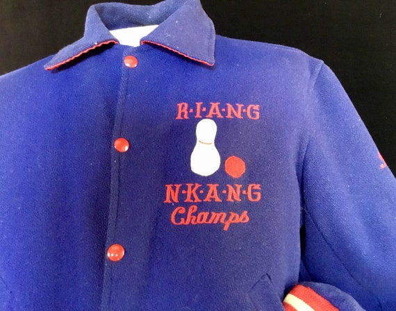 Vintage 1950s Reversible Bowling Jacket - image 2