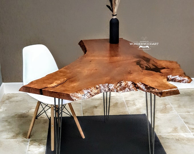 Live Edge Big leaf Maple table, Office desk