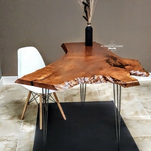 Live Edge Big leaf Maple table, Office desk