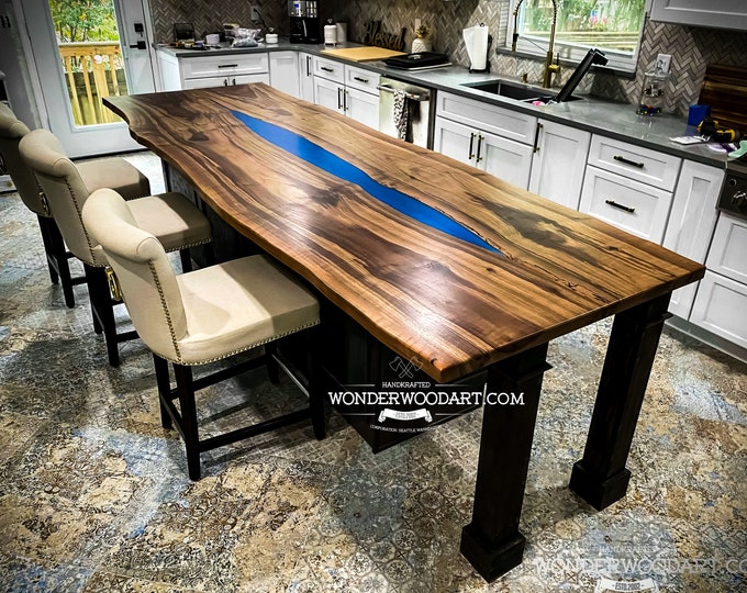 Live Edge Walnut dining table, kitchen island, countertop