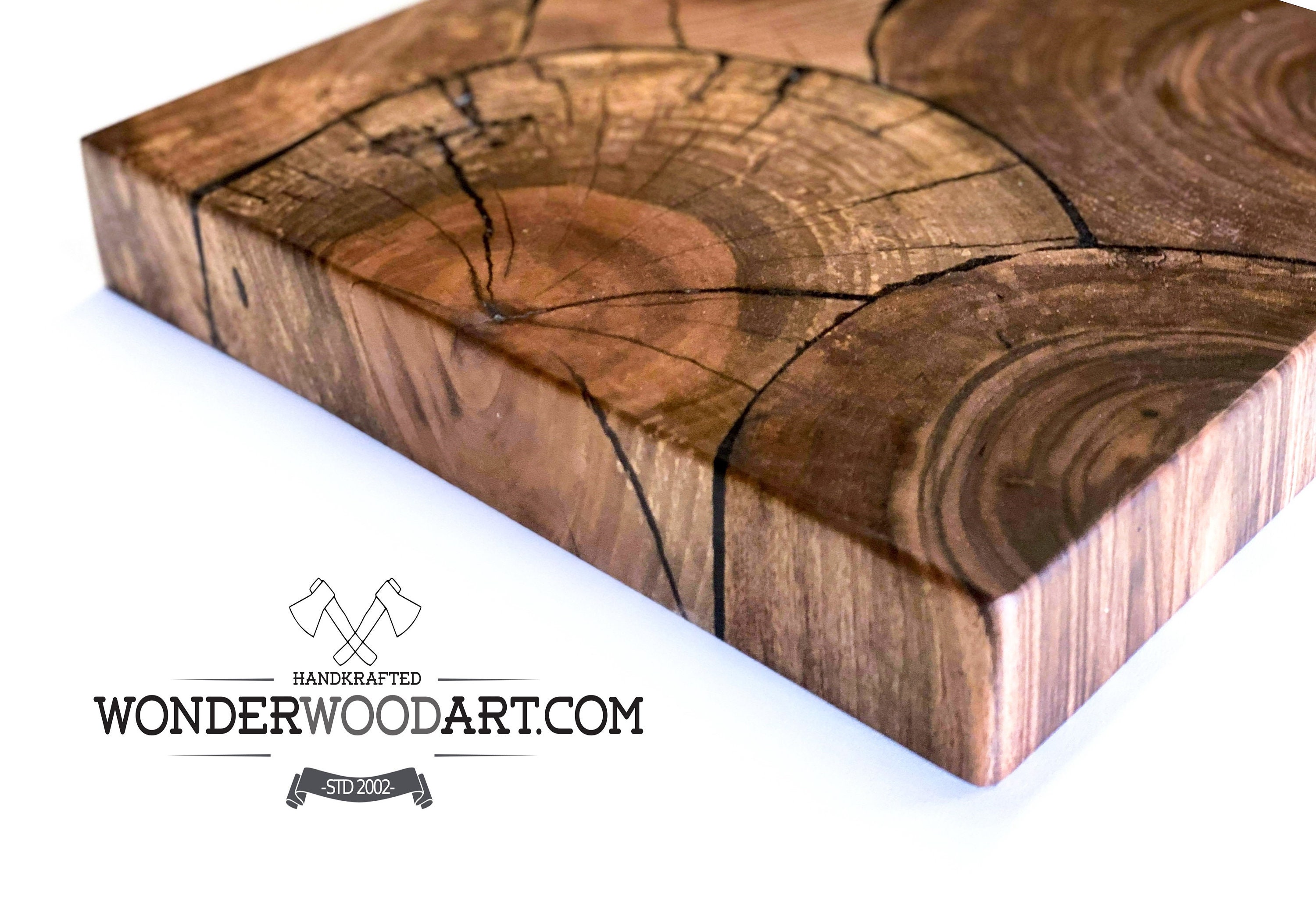 Hardwood Cutting Board 12 X 24 X 2 or Etsy