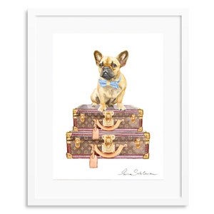 Louis Vuitton Dog French Bulldog Gifts Louis Vuitton French | Etsy