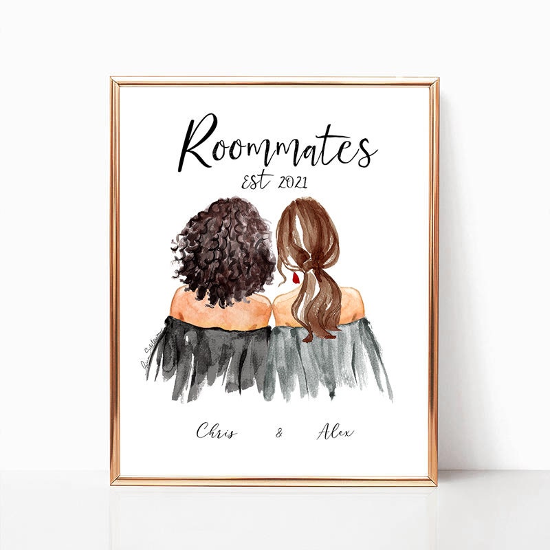 Personalized roommate gift Personalized gift for roommate Etsy