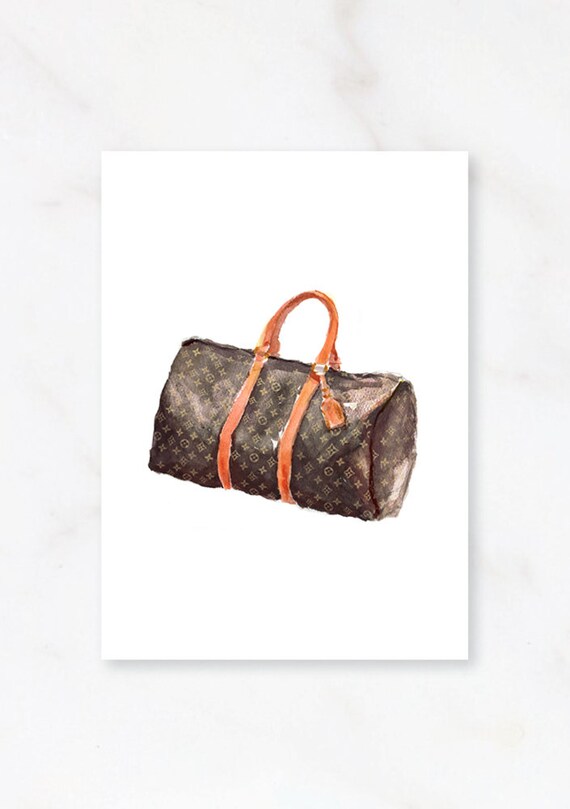 Ähnliche Artikel wie Louis Vuitton Tasche Art Print ...