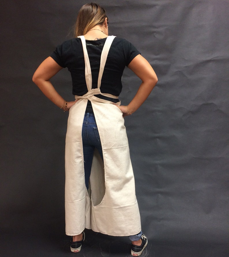 Durable cotton canvas pottery apron ceramic apron throwing Etsy