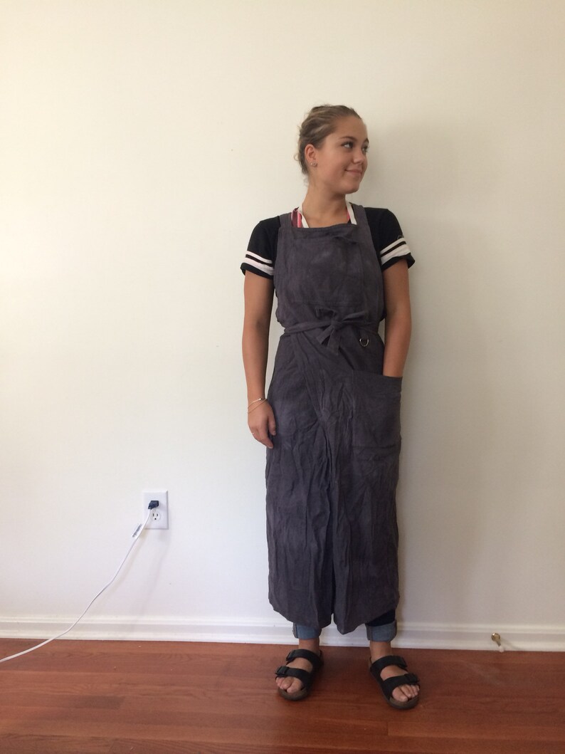 Durable cotton canvas pottery apron ceramic apron throwing Etsy