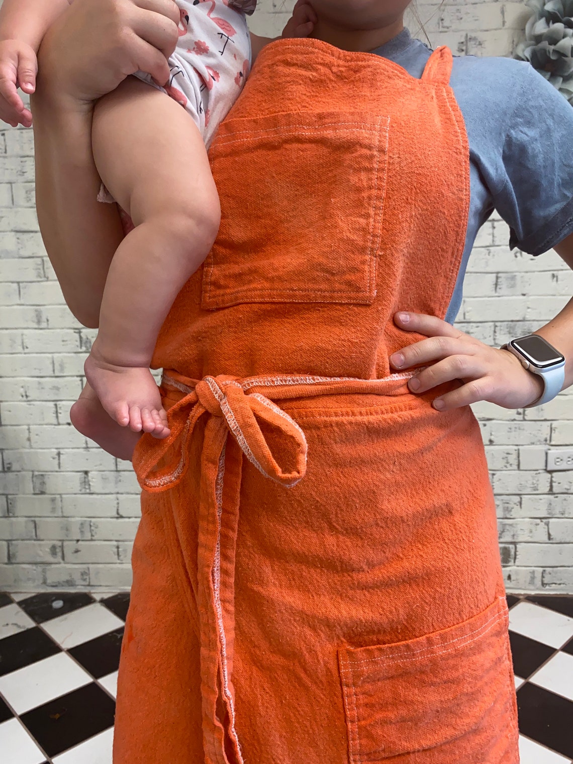 Durable cotton canvas pottery apron ceramic apron throwing Etsy