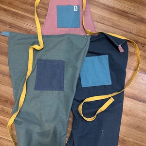 Slip Shady! Limited Edition, Durable cotton canvas pottery apron ceramic apron throwing apron “walking apron” Because it has legs!