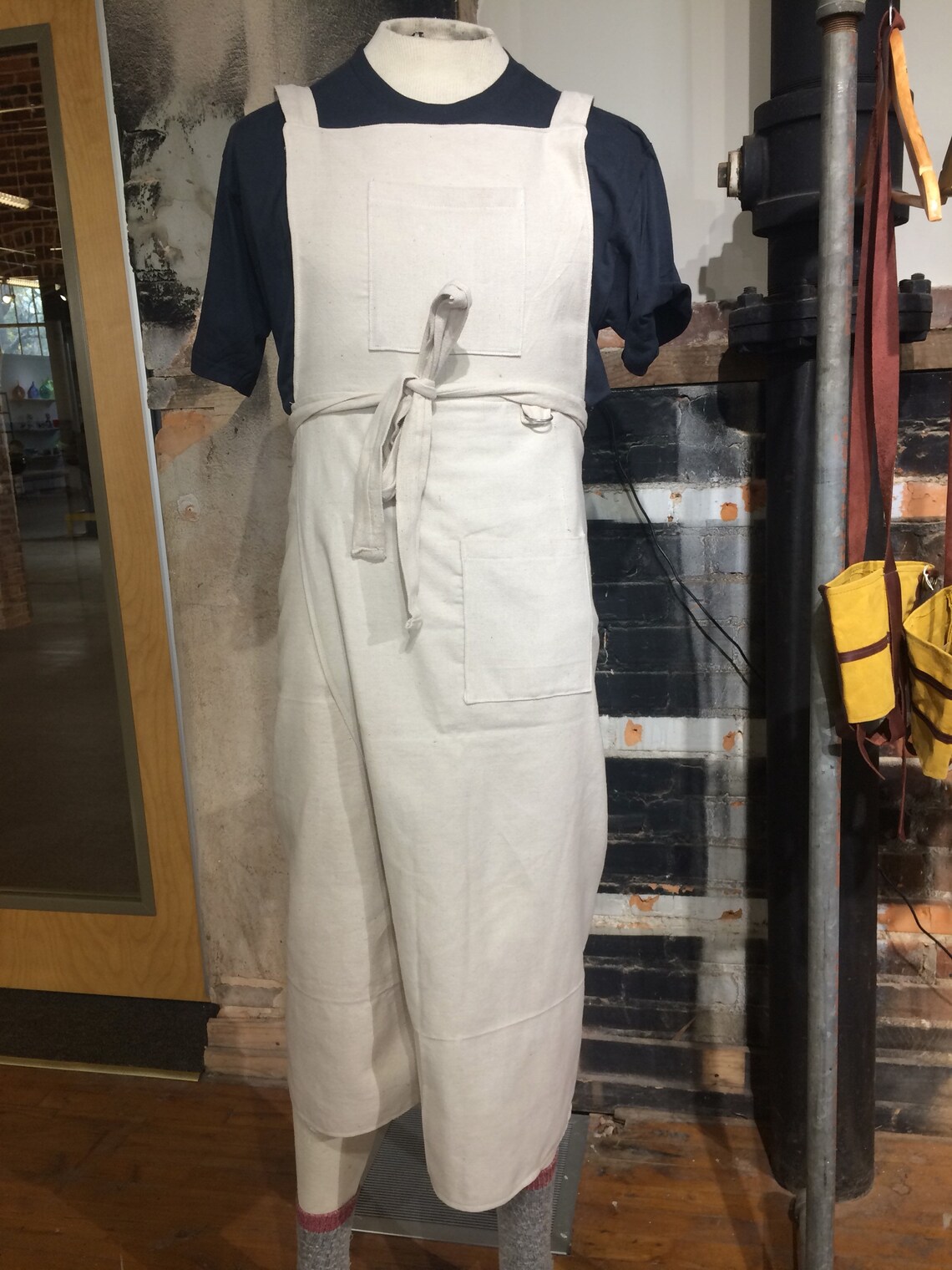 Durable cotton canvas pottery apron ceramic apron throwing Etsy