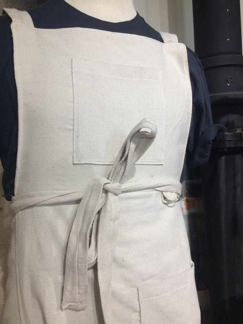 Durable cotton canvas pottery apron ceramic apron throwing Etsy