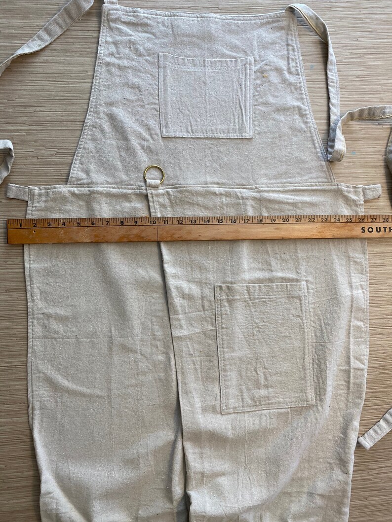 Durable cotton canvas pottery apron ceramic apron throwing Etsy