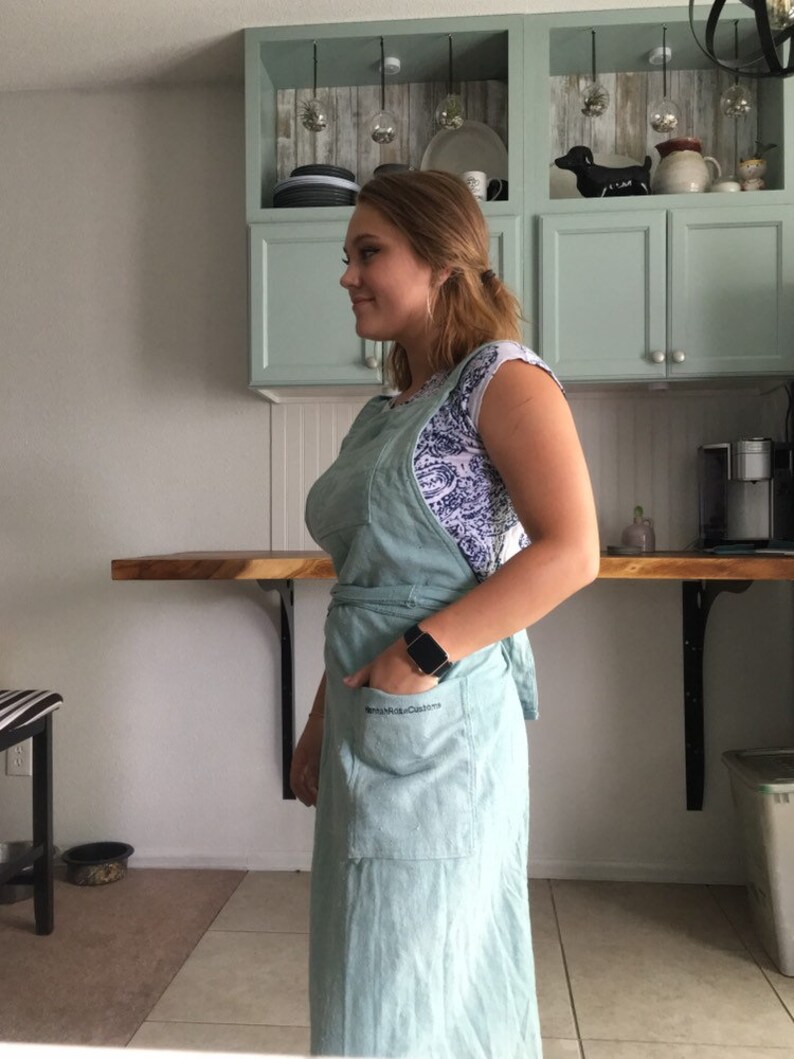 Durable cotton canvas pottery apron ceramic apron throwing Etsy