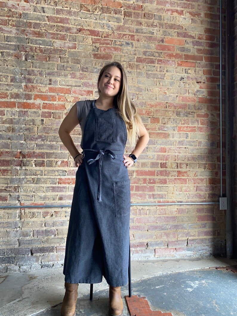 Durable Cotton Canvas Pottery Apron Ceramic Apron Throwing Etsy