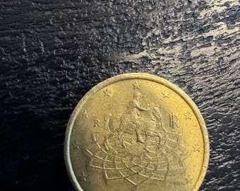 Rare Italian 50 cents euro 2002