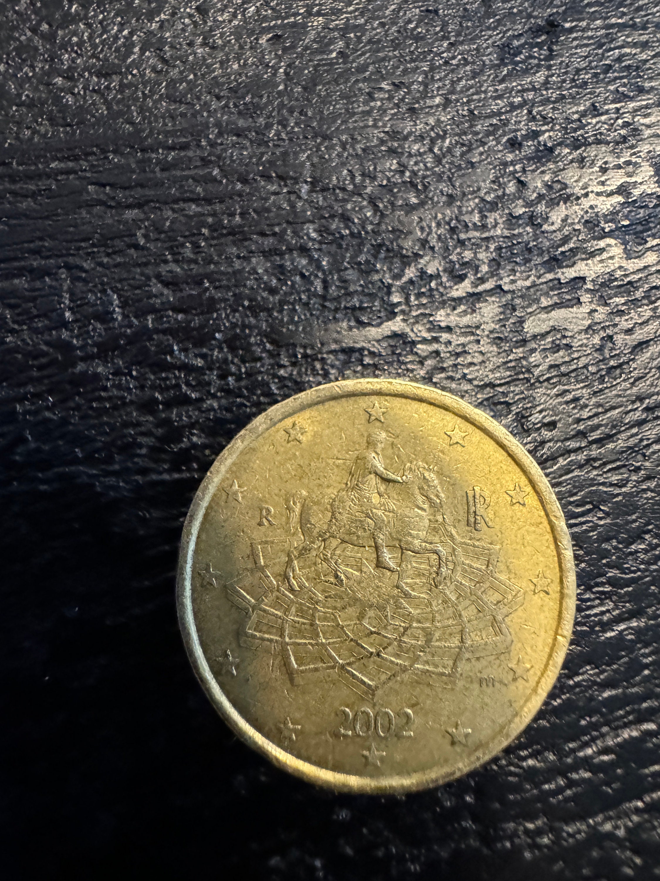 Pièce De 50 Centimes D'euro Italie 2002 - Rare, état à Vérifier, Collection Numismatique