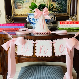 Embroidered Birthday Hat and Banner