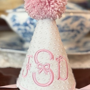 Monogrammed Birthday Hat