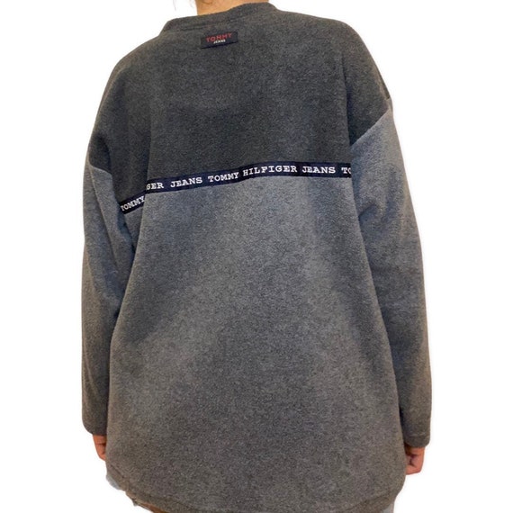 Tommy Hilfiger, 90's Fleece Sweater Warm Cozy Jum… - image 10