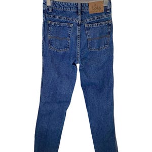 Jean Lois, taille 0, TP-S, jean vintage, jean délavé bleu denim, jean skinny années 90, jean Levi à jambe droite, 100 coton, tailles 24-25