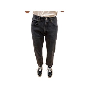 Wrangler Jeans Size 30 Black Denim, Baggy Jeans, Wrangler, Vintage Jeans, size 26 image 4