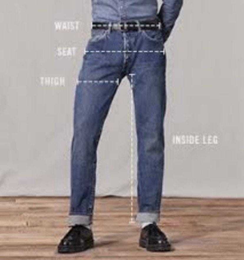 Vintage Levi's Jeans, Blue Wash Denim, 90s Baggy Fit (W34 L30) - Etsy