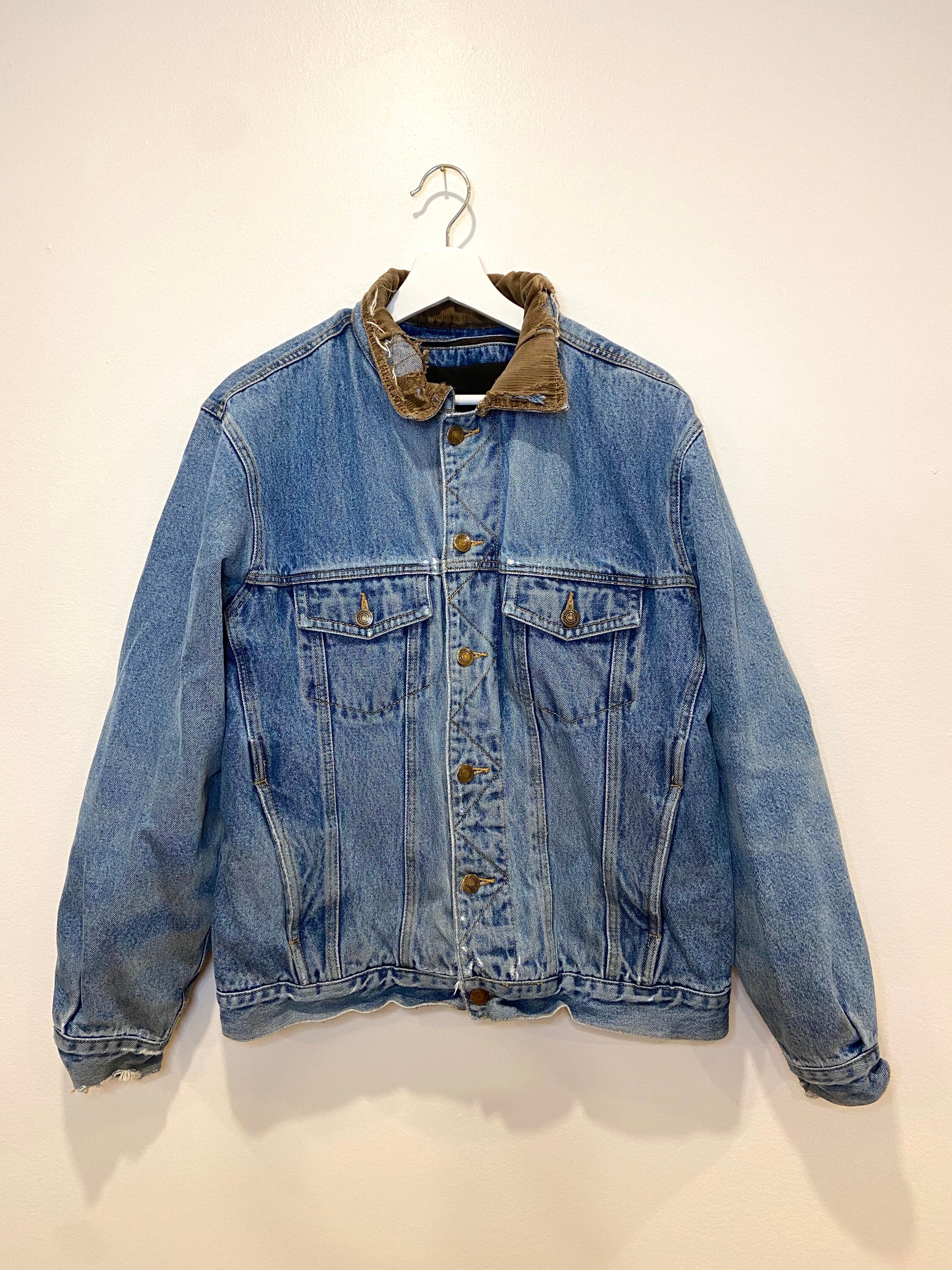 Corduroy Jean Jacket - Etsy