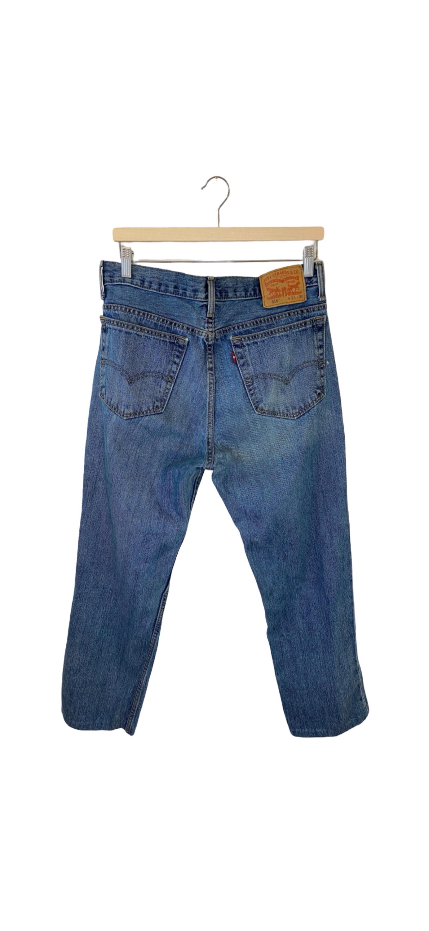 Buy Vintage Levis 516 Jeans, Size W34 L30, Vintage Jeans, Denim 
