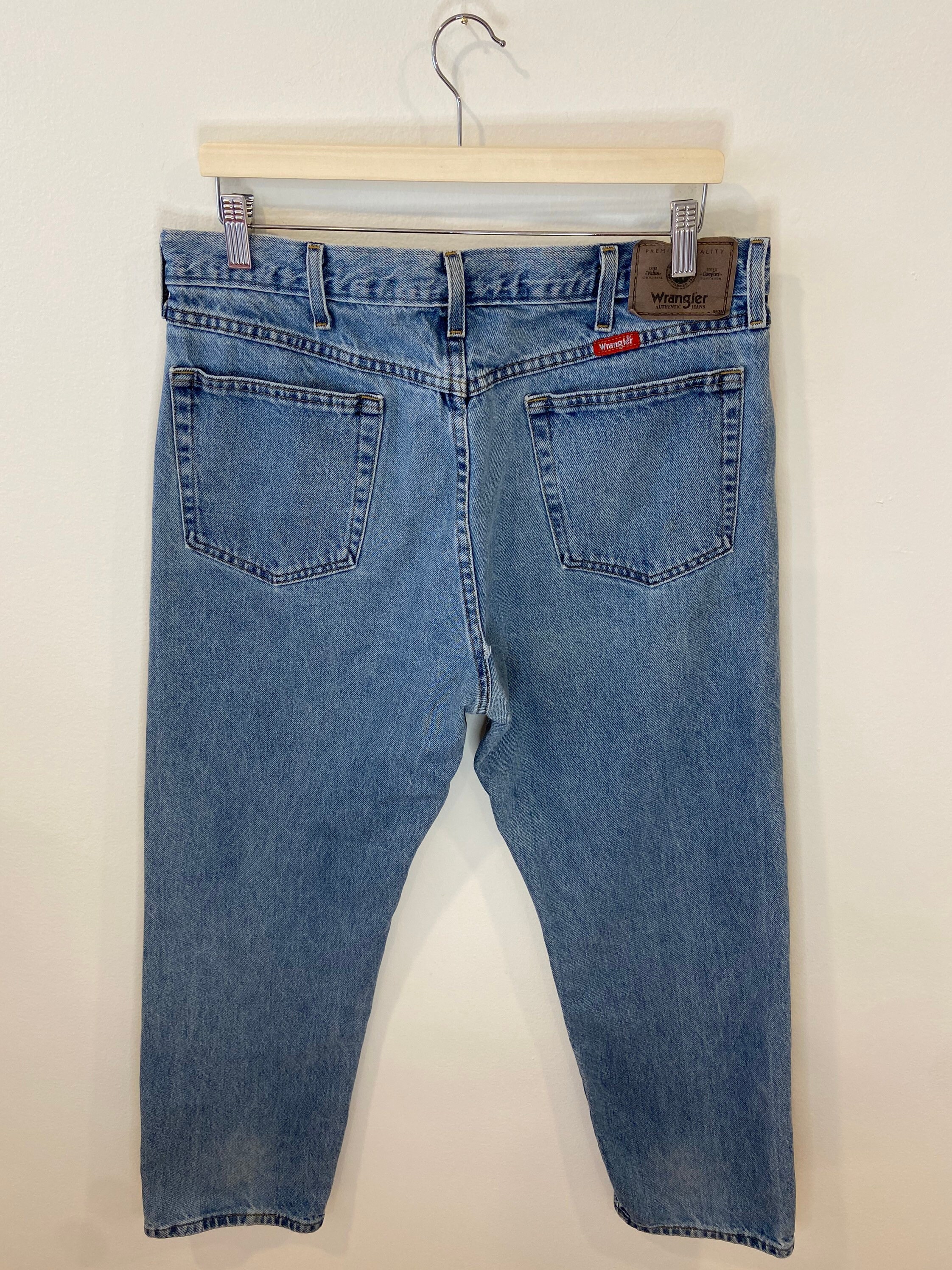 Vintage Wrangler Jeans Size W36 L30 Vintage Jeans Denim - Etsy